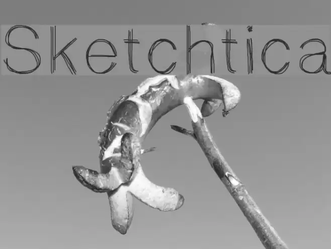 Sketchtica Font examples