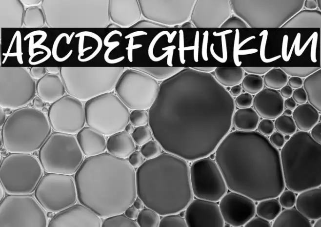 Sketchy Brush Font examples