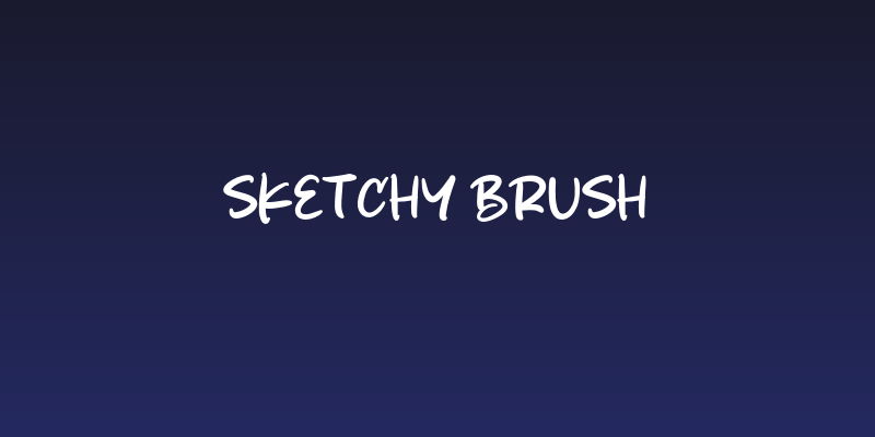 Sketchy Brush Social Header