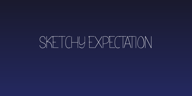 Sketchy Expectation Social Header