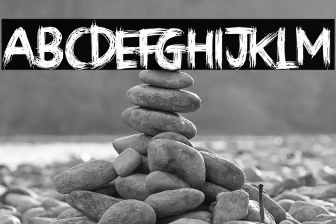 Sketchy Night Font examples