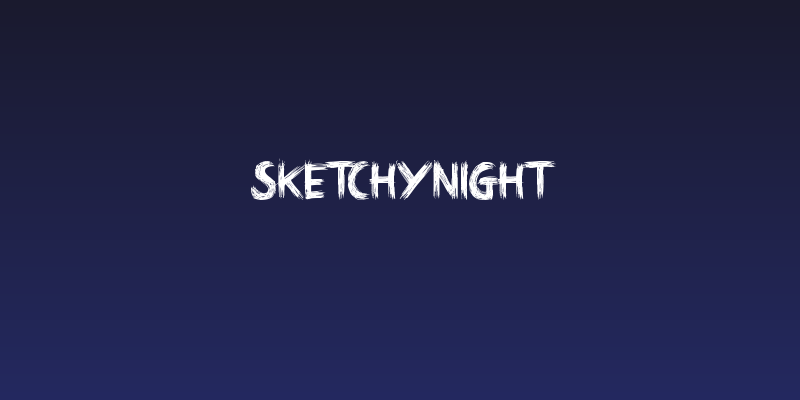 Sketchy Night Social Header