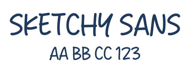 Sketchy Sans Font Preview
