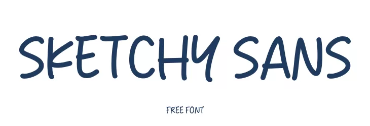 Sketchy Sans फ़ॉन्ट