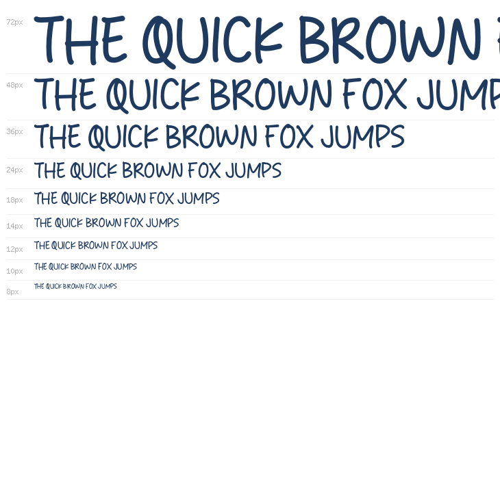 Sketchy Sans Waterfall