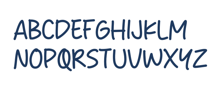 Sketchy Sans Lowercase