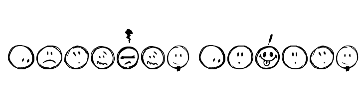 Sketchy Smiley  Fuentes Gratis Descargar