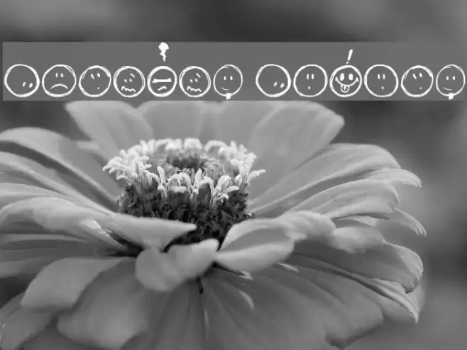 Sketchy Smiley Font examples