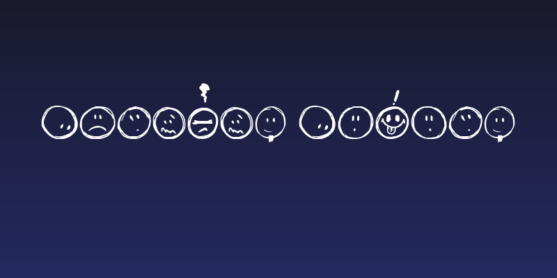 Sketchy Smiley Social Header