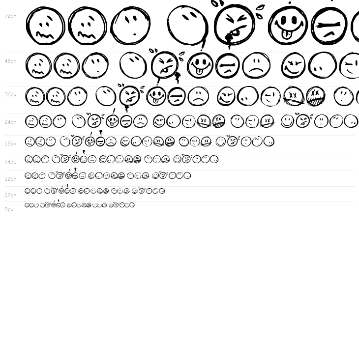 Sketchy Smiley Waterfall