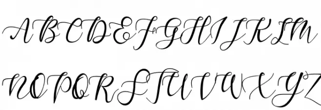 Sketchy Twisty Demo Reguler Caratteri MAIUSCOLE