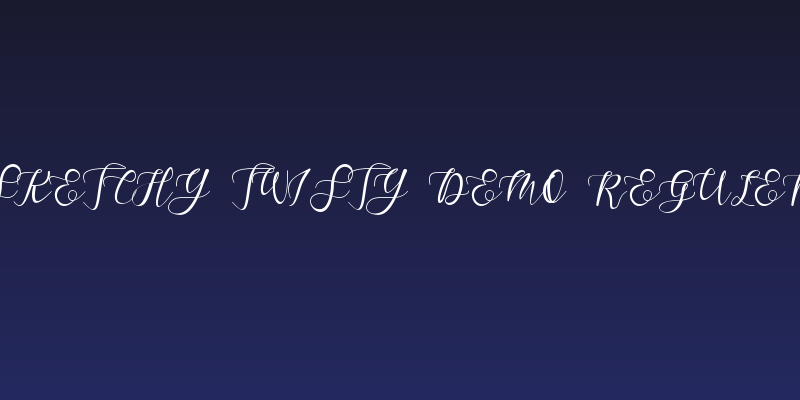 Sketchy Twisty Demo Reguler Social Header