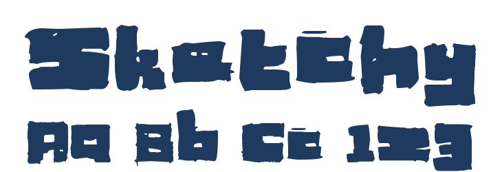 Sketchy Font Preview