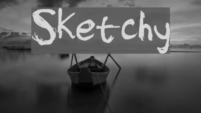 Sketchy Font examples