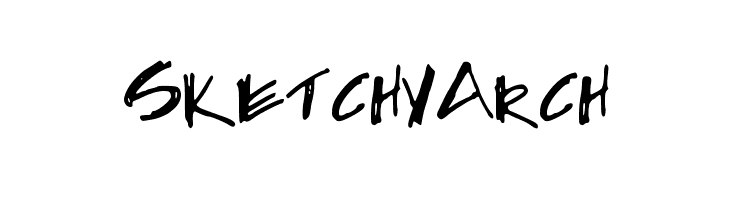 SketchyArch  les polices de caractères gratuit tlcharger