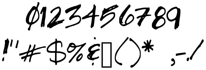 SketchyArch Font OTHER CHARS