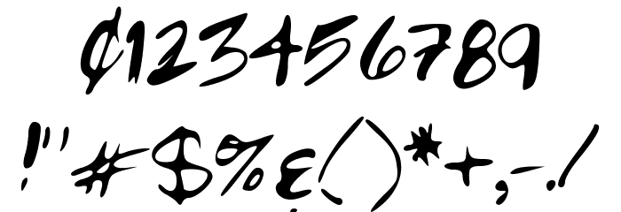 SketchyArch2 Font OTHER CHARS