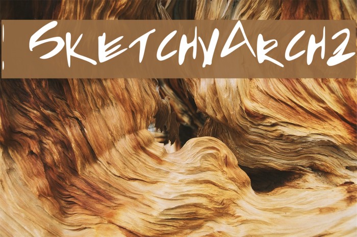 SketchyArch2 Font examples