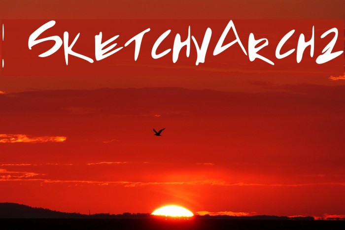 SketchyArch2 Font examples