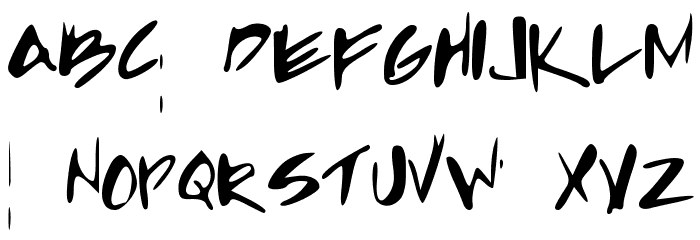 SketchyArch2 Font LOWERCASE