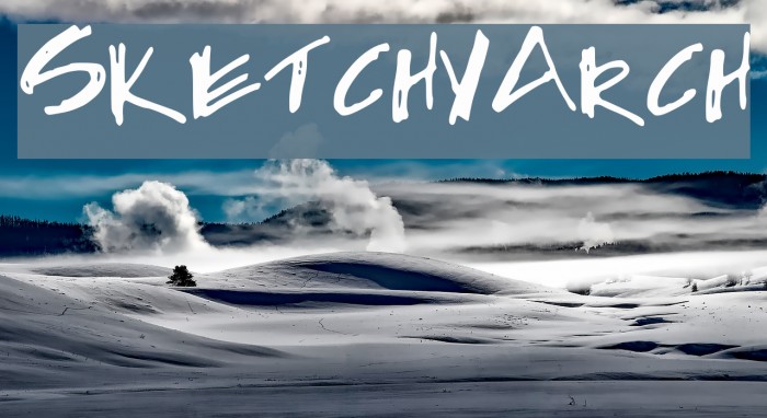 SketchyArch Font examples