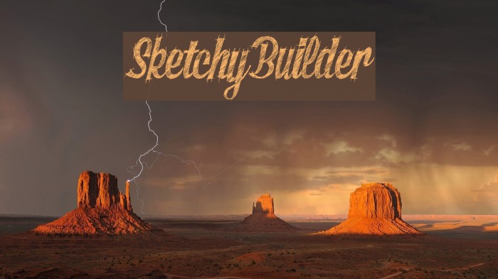 SketchyBuilder Fonte examples