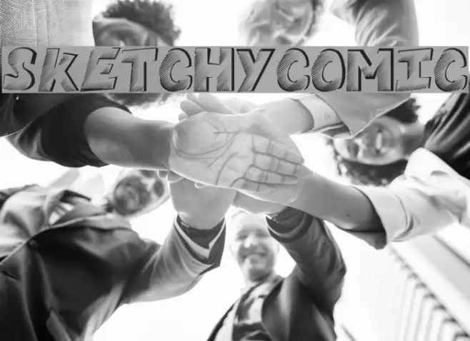SketchyComic Font examples