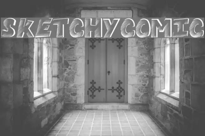 SketchyComic Font examples