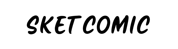 Sketcomic  Frei Schriftart Herunterladen