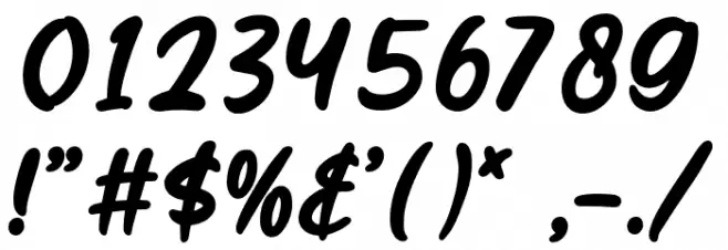 Sketcomic Font OTHER CHARS