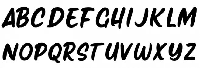 Sketcomic Caratteri MINUSCOLO