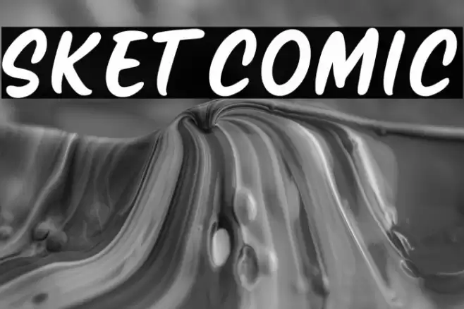 Sketcomic Font examples