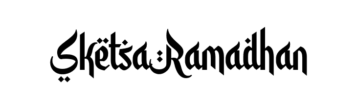 SketsaRamadhan  नि: शुल्क फ़ॉन्ट्स डाउनलोड