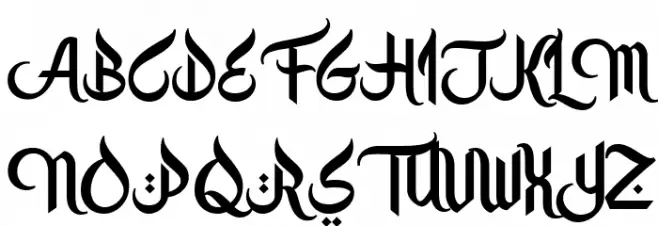 SketsaRamadhanAlternates फ़ॉन्ट अपरकेस