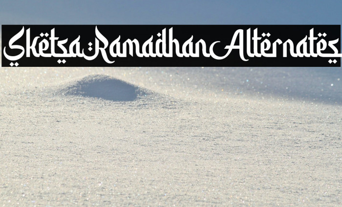 SketsaRamadhanAlternates Example 1