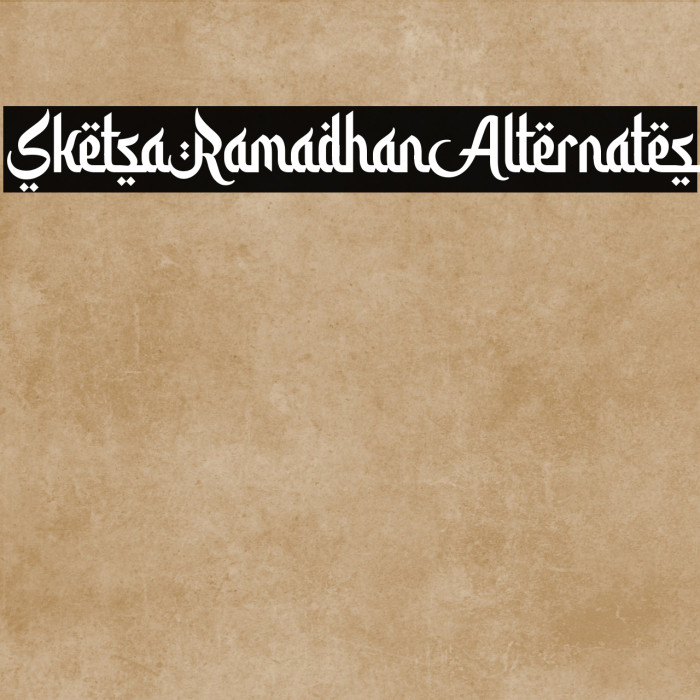 SketsaRamadhanAlternates Example 2