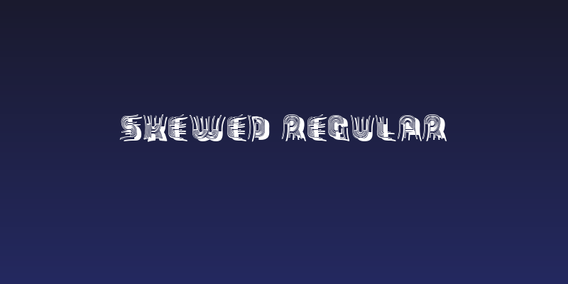Skewed Regular Social Header
