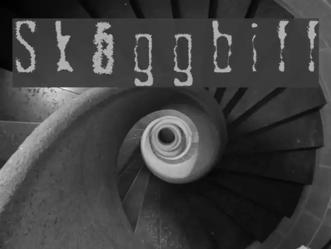 Skäggbiff Font examples