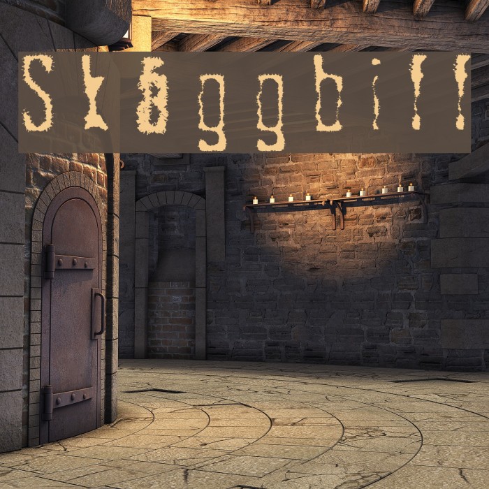 Skggbiff Шрифта examples