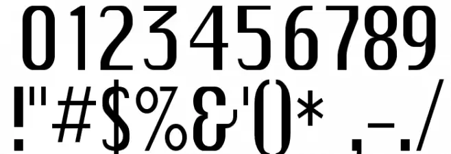 SkiCargo Font OTHER CHARS