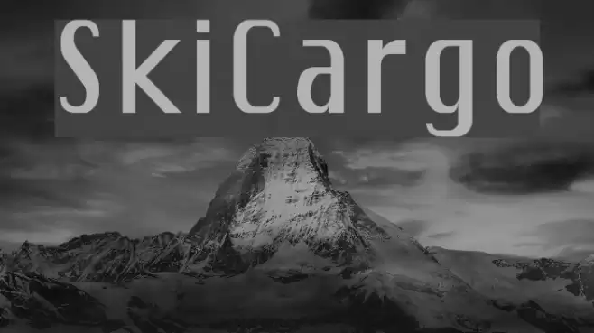 SkiCargo Font examples