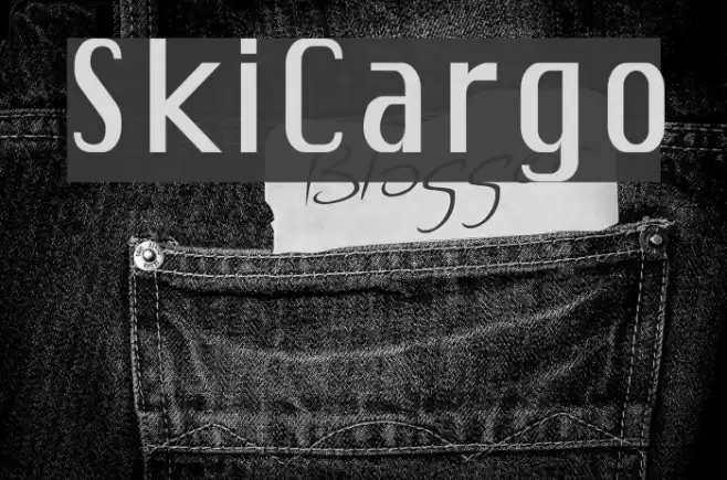 SkiCargo Font examples