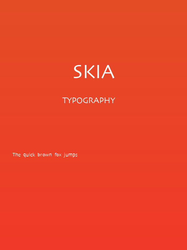 Skia Poster