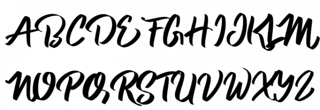 Skid Rock Font Litere mari