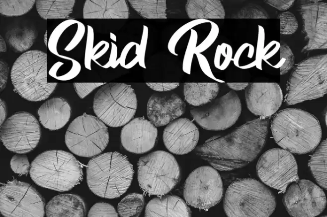 Skid Rock Font examples