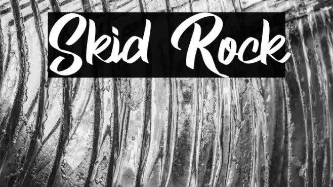 Skid Rock Font examples