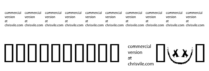 Skidmarked Font OTHER CHARS