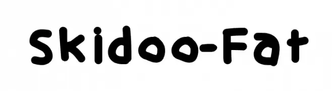 Skidoo-Fat  تنزيل الخطوط