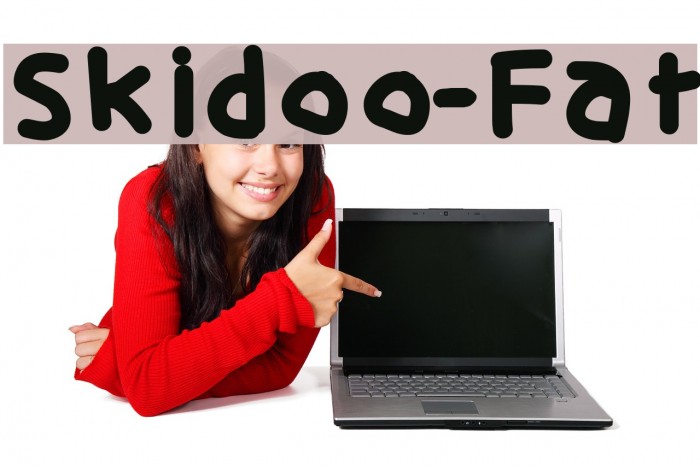 Skidoo-Fat Font examples