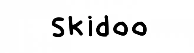 Skidoo  フリーフォントのダウンロード